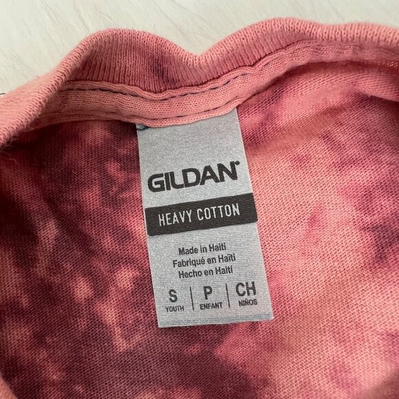 Custom Bleach Tie Dye Aloha Keiki Short Sleeve Tee T-shirt - Picture 3 of 6